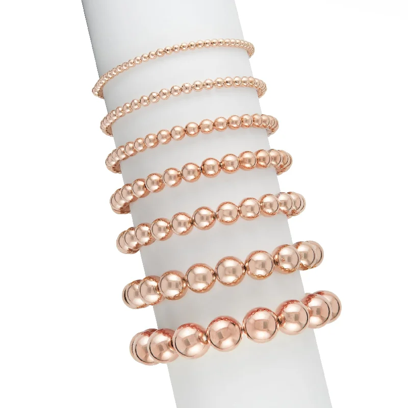 Rich topaz bracelet-Baller | Rose Gold Bracelets by Size