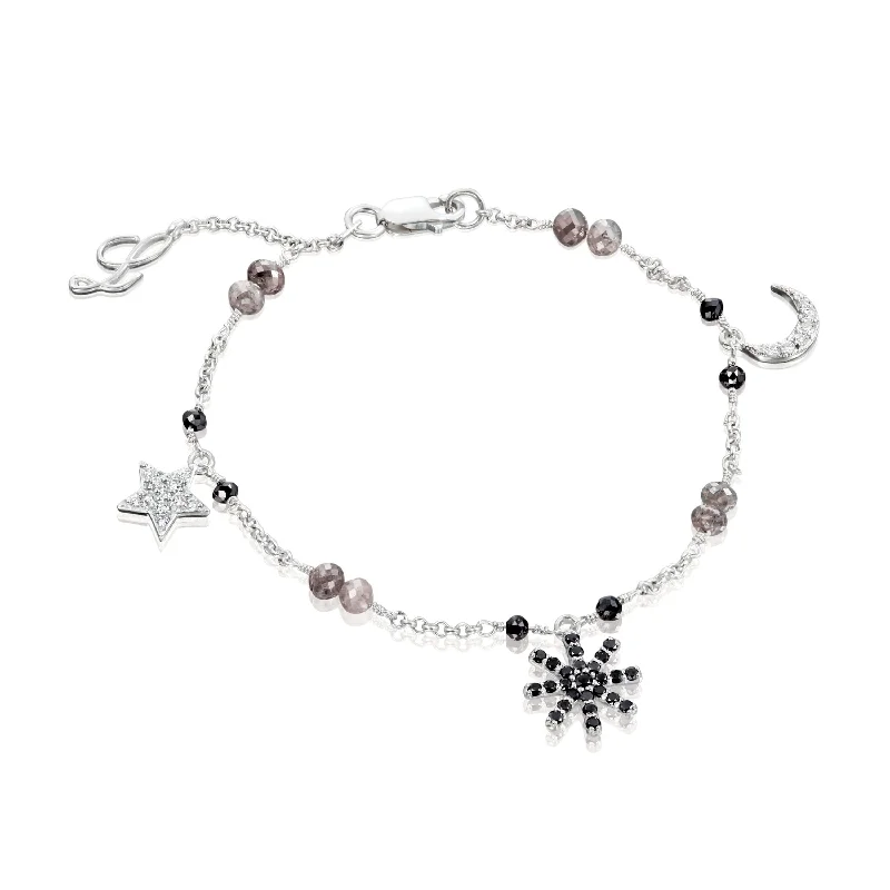 Radiant onyx bracelet-Starburst Bracelet