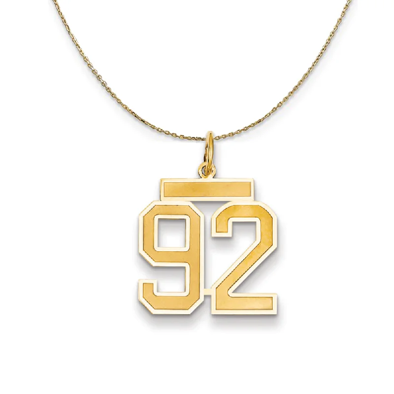 Lustrous iolite necklace-14k Yellow Gold, Jersey, Med Number 92 Necklace