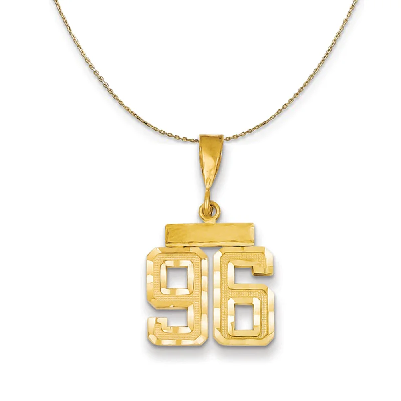 Mist gem necklace-14k Yellow Gold, Varsity, Sm D/C Necklace Number 96