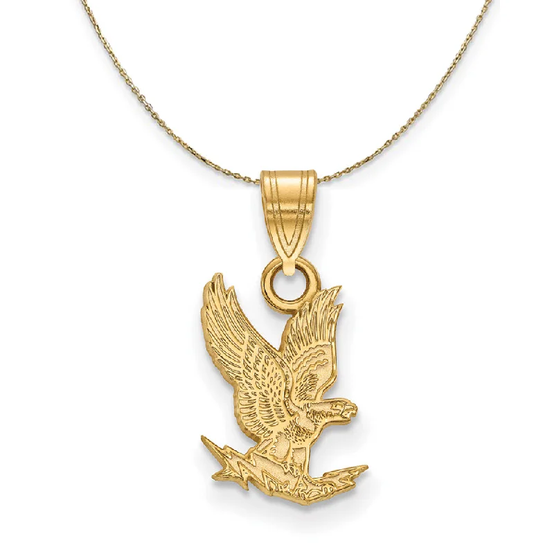 Fractured crystal necklace-14k Yellow Gold Air Force Academy Small Necklace