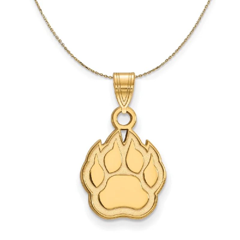 14k Yellow Gold Northern Illinois U. Sm Mascot Necklace