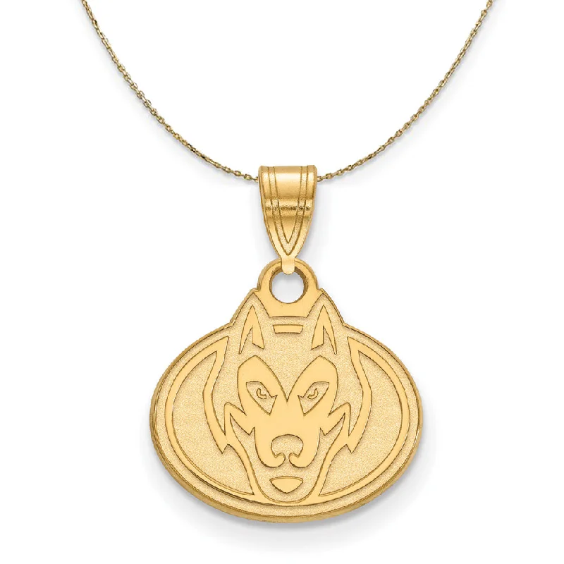 Intricate filigree necklace-14k Yellow Gold St. Cloud State Small Necklace