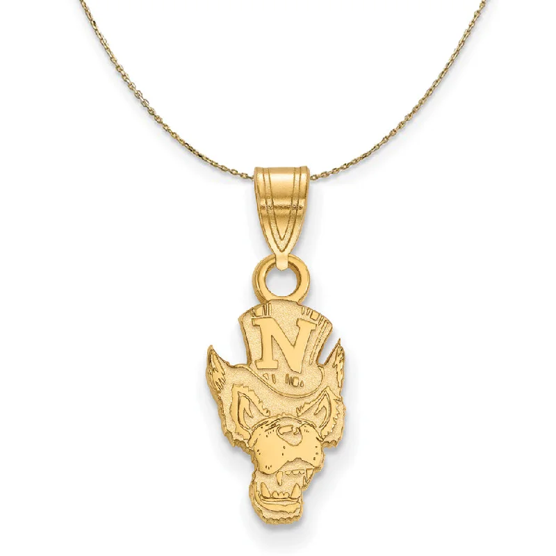 14k Yellow Gold U. of Nevada Small Necklace