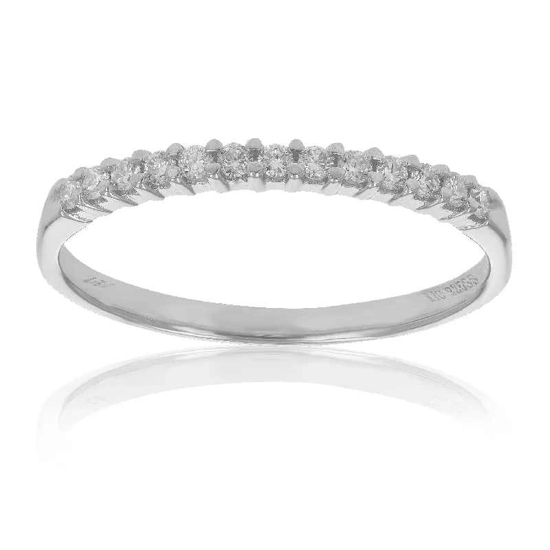 Loose twist ring-1/6 cttw Round Cut Lab Grown Diamond Wedding Engagement Ring .925 Sterling Silver Prong Set