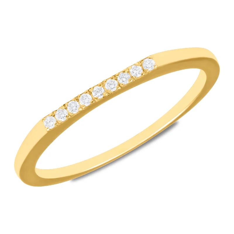 ings (戒指) - 150 Long-Tail Keywords14k Yellow Gold Lab Grown Diamond Bar Ring