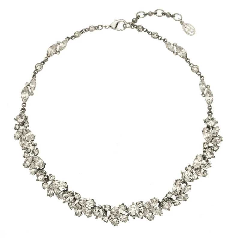 Full-set pave necklace-Angelou Necklace