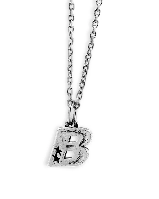 Bezel-rim necklace-B Necklace