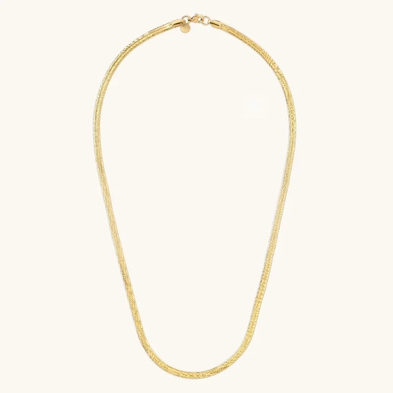 Subtle braid necklace-Essentials Necklace - 55cm