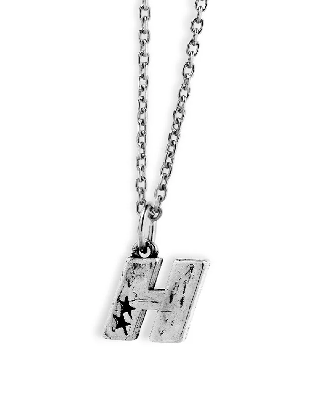 Slim chain necklace-H Necklace