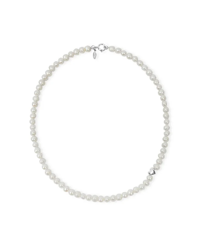 Radiant platinum necklace-Innocence Necklace