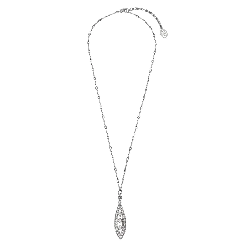 Bezel-rim necklace-Mattia Necklace