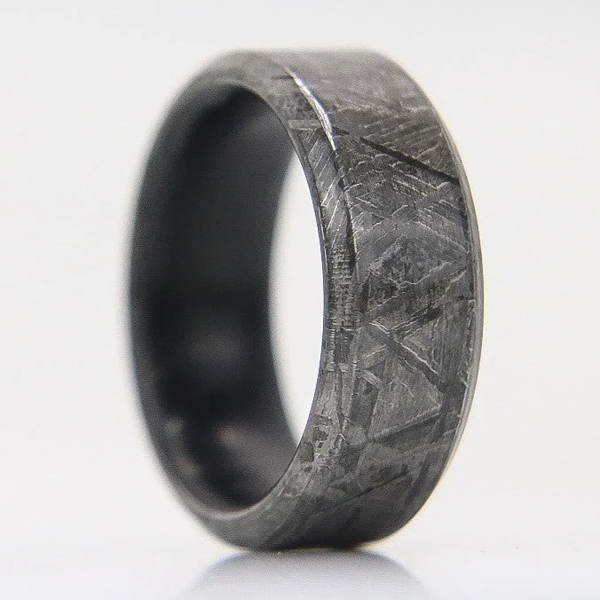 Peak stone ring-Meteorite Ring