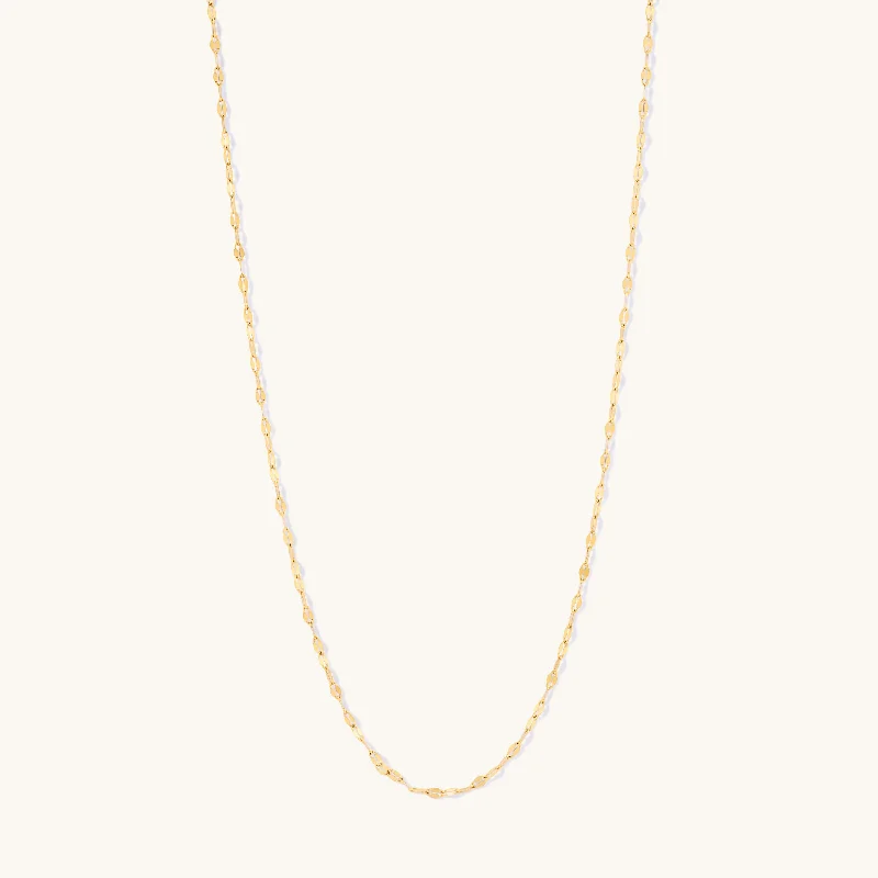 Natural pearl necklace-Dainty Necklace - 55cm