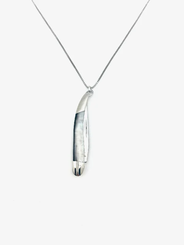 Radiant onyx necklace-Passage Knife