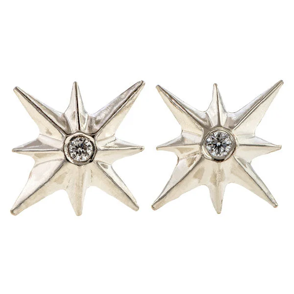 Intertwined earrings-North Star Stud Earrings, West 13th Collection, Doyle & Doyle