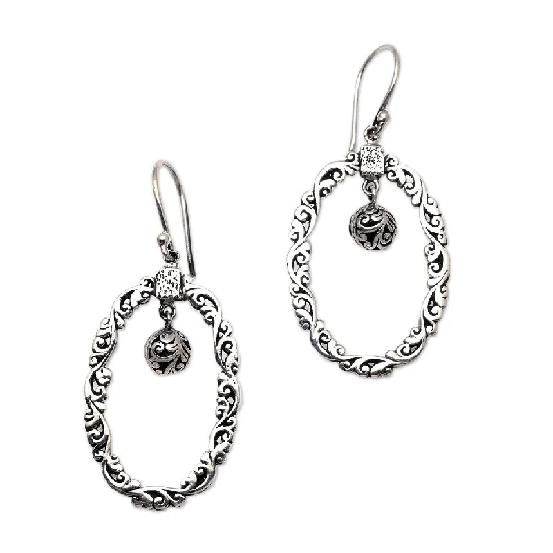 Frosty topaz earrings-NOVICA Dainty Dew, Sterling silver dangle earrings - 1.8L*0.8W