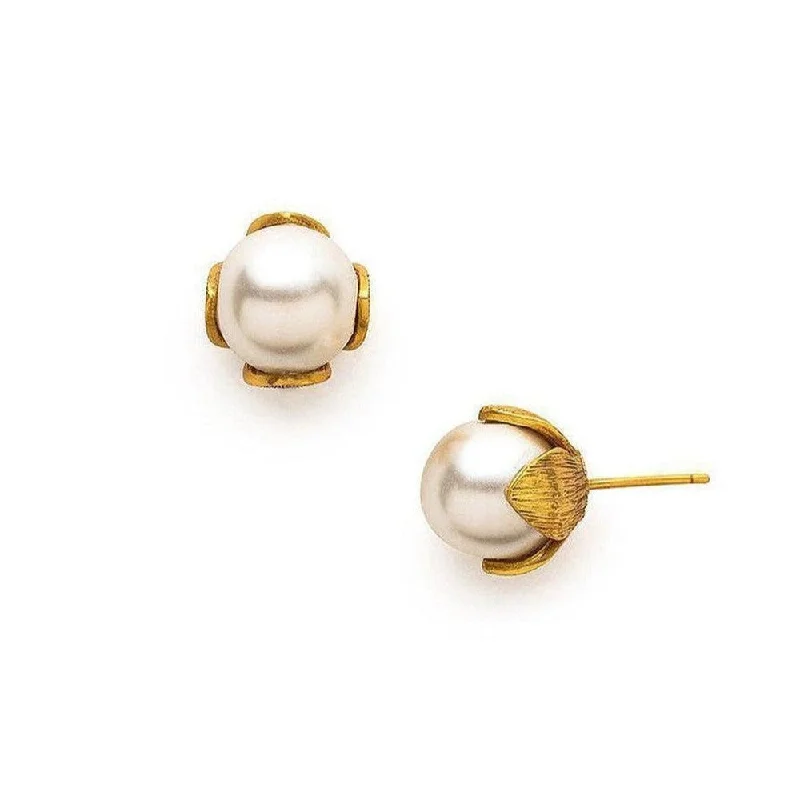 Thick gold earrings-Penelope Small Stud Earring