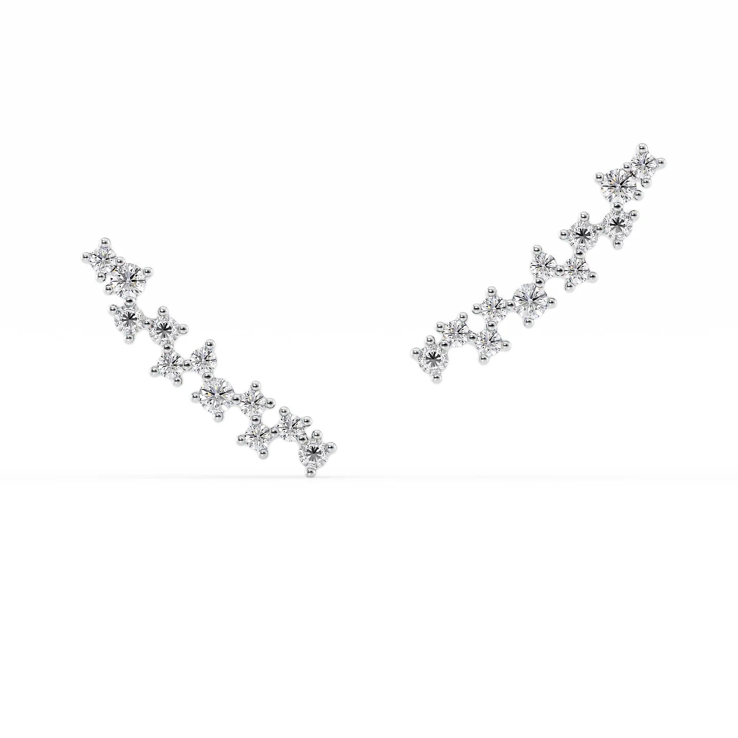 Pentagon stud earrings-Scattered Climbers